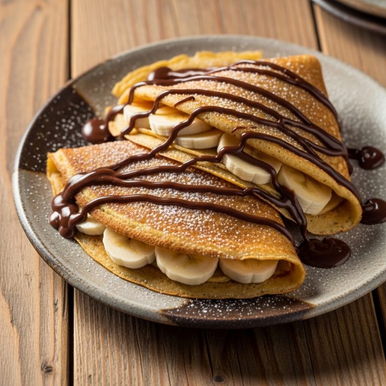Gluten-Free Venezuelan Chocolate Banana Crepes (Crepe de Plátano y Chocolate)
